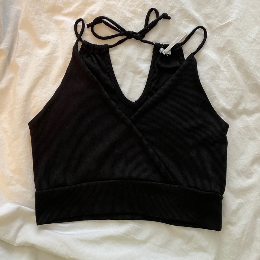 Urban Outfitters Black Crop Top